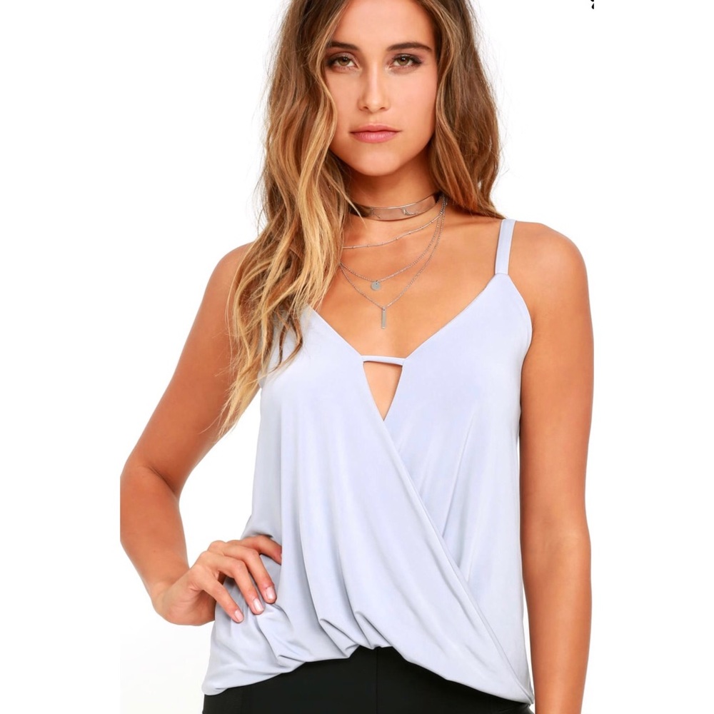 Lulu’s Loops-y Daisy Grey Top NWT!! Size XS